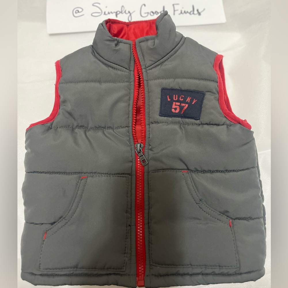 LUCKY brand puffer vest  12month